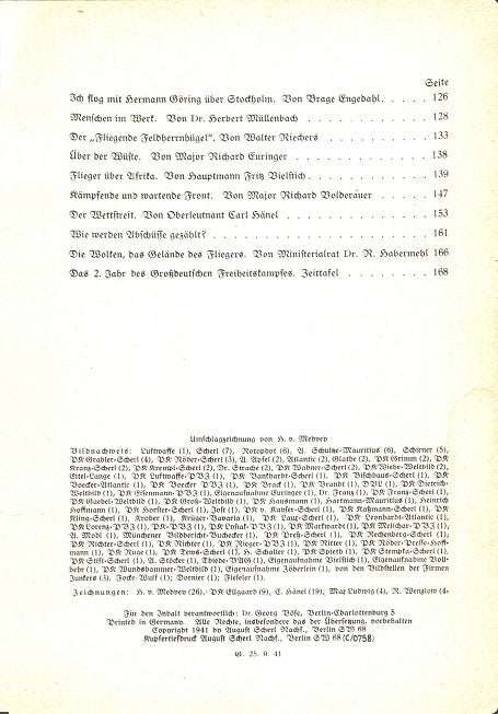 Adler Jahrbuch 1942 - Ежегодник журнала ВВС Германии