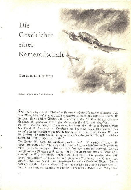 Adler Jahrbuch 1942 - Annuario della rivista dell'aeronautica militare tedesca (ebook)