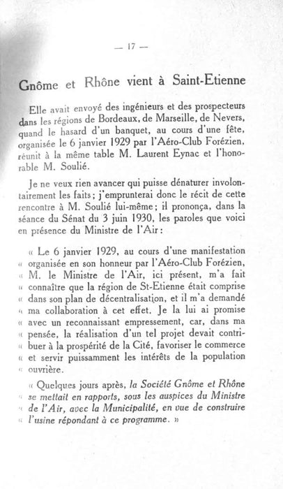 Abrami, Léon - O caso dos aeródromos de Saint-Etienne (1930)