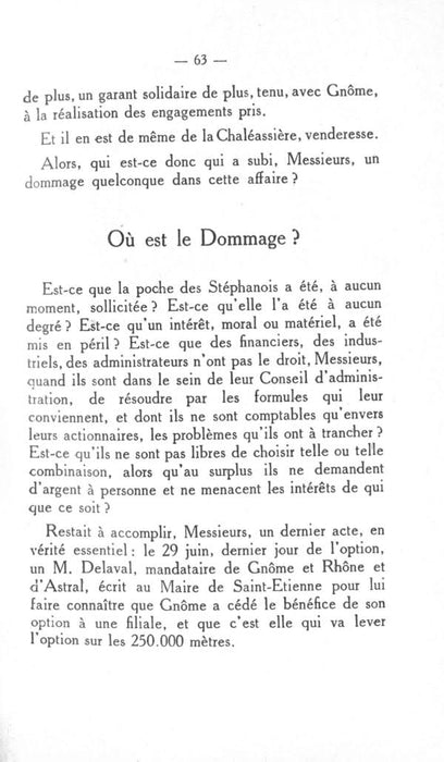 Abrami, Léon - L'affare degli aerodromi di Saint-Etienne (1930)