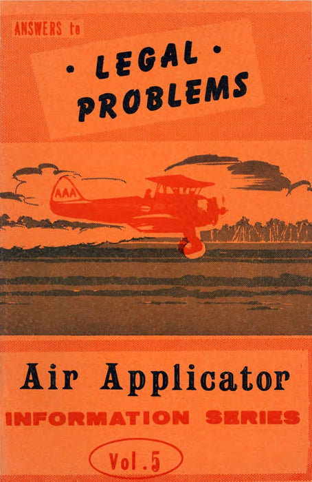 Air Applicator 5 - Answers to Legal Problems (1965)