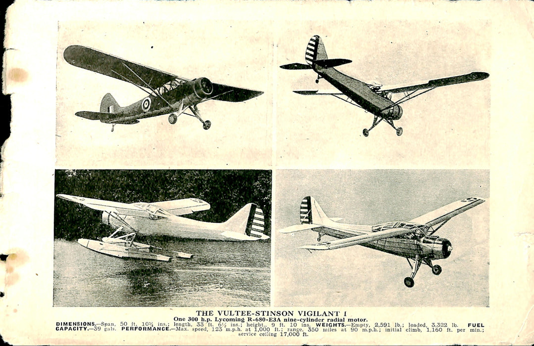 American monoplanes with the RAF (1942) (نسخة ورقية أصلية)