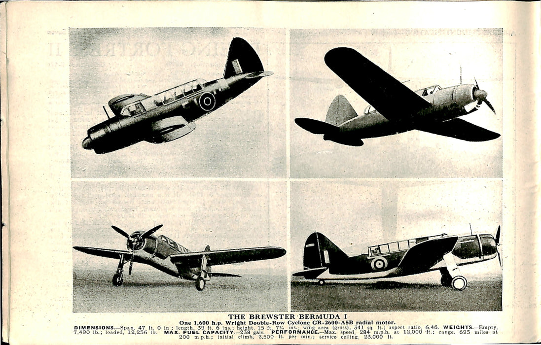 American monoplanes with the RAF (1942) (originele papieren uitgave)