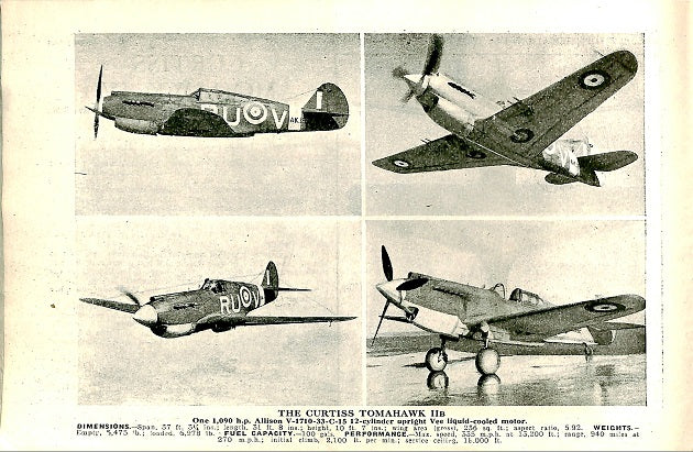 American monoplanes with the RAF (1942) (원본 종이 판)
