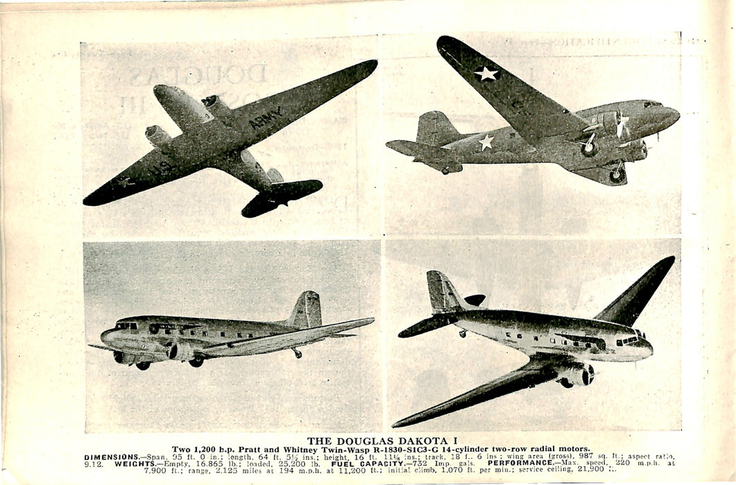 American monoplanes with the RAF (1942) (originele papieren uitgave)