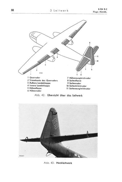 Arado Ar-234 B-2 Flugzeug-Handbuch Aircraft Manual  (1944)