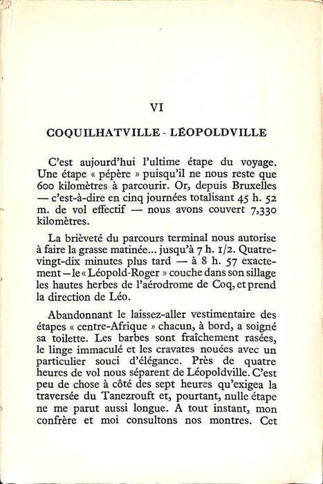Bouckaert，Albert、アルバート-飛行機によるベルギー-コンゴ（1935）