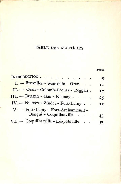 Bouckaert，Albert、アルバート-飛行機によるベルギー-コンゴ（1935）