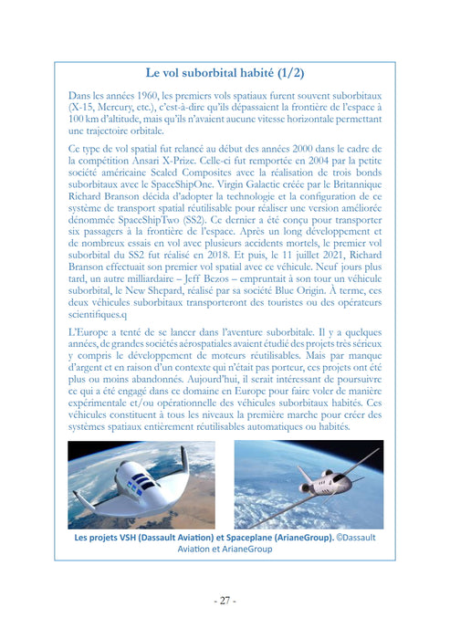 Coué, Philippe - Le vol spatial habité, un choix structurant pour l'Europe (2021) (édition imprimée)