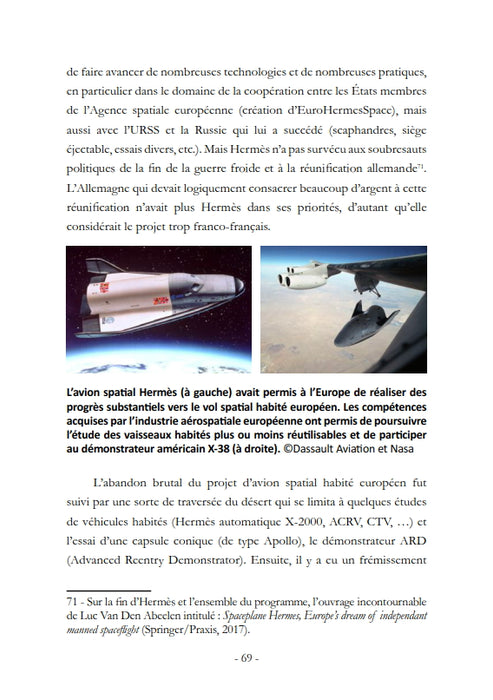 Coué, Philippe - Le vol spatial habité, un choix structurant pour l'Europe (2021) (printed)