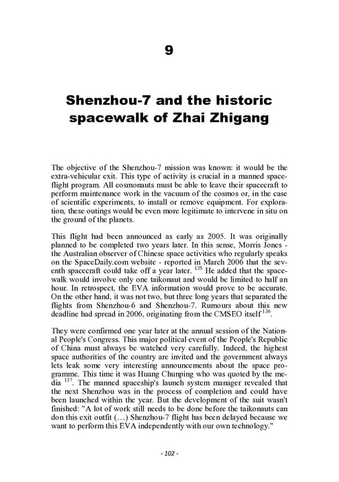 Coué, Philippe - Shenzhou, China in space (printed version)