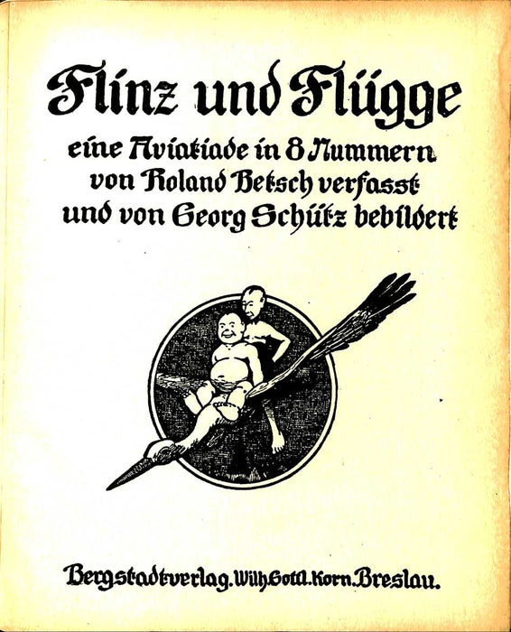 Betsch, Roland - Flinz und Flugge eine aviatiade (1917) (Digitale Ausgabe)