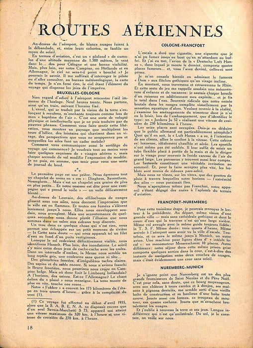 Almanach de l'aviation belge 1936 - Almanach der belgischen Luftfahrt und des Luftschutzes