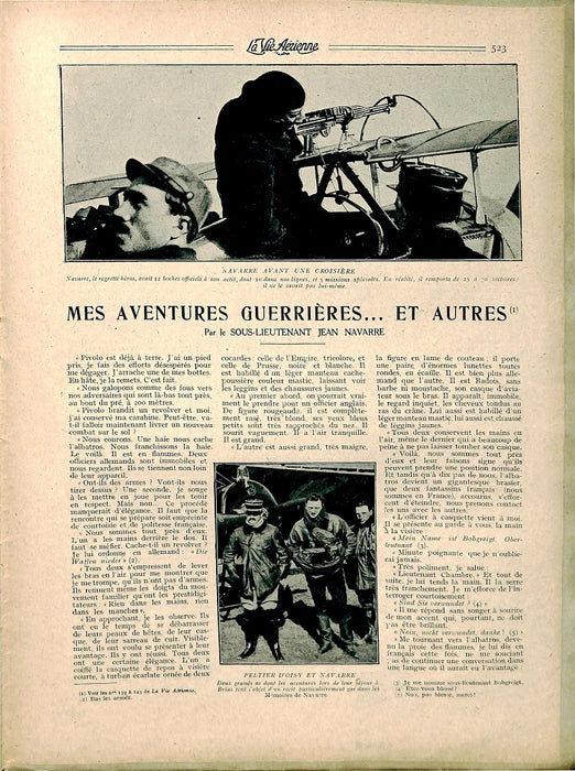 La Vie Aérienne #144 14 Août 1919