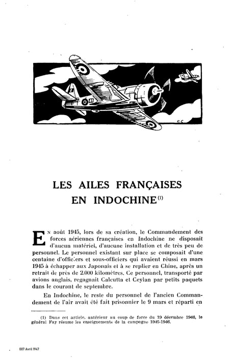 Forces Aériennes Françaises - Compilation Indochine 1945-1954