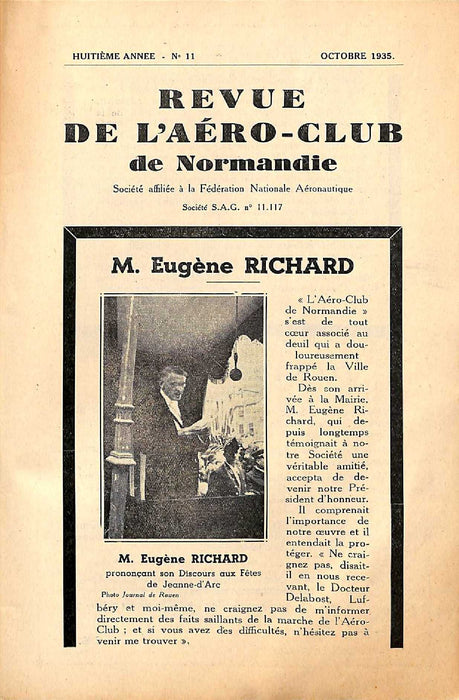 Aéro-Club de Normandie - Revue 1935 10