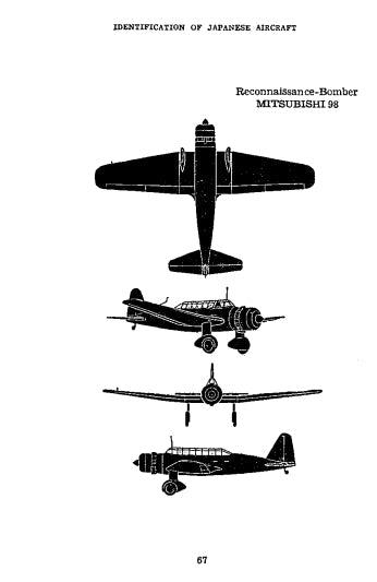US War Dept - Identification of Japanese aircraft 1941 & 1942 (Identificação dos aviões japoneses) (Ebook)