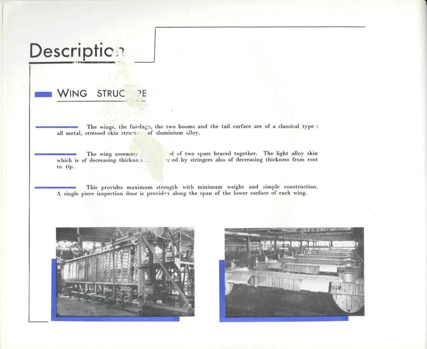 Nord Aviation N.2501 Noratlas Brochure van de fabrikant