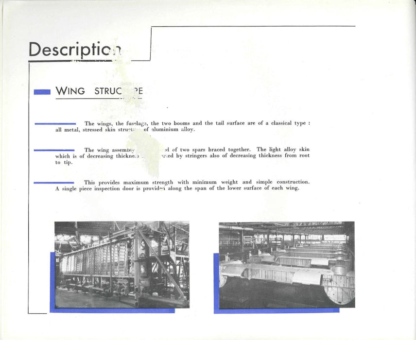 Nord Aviation N.2501 Noratlas 건축업자의 브로셔