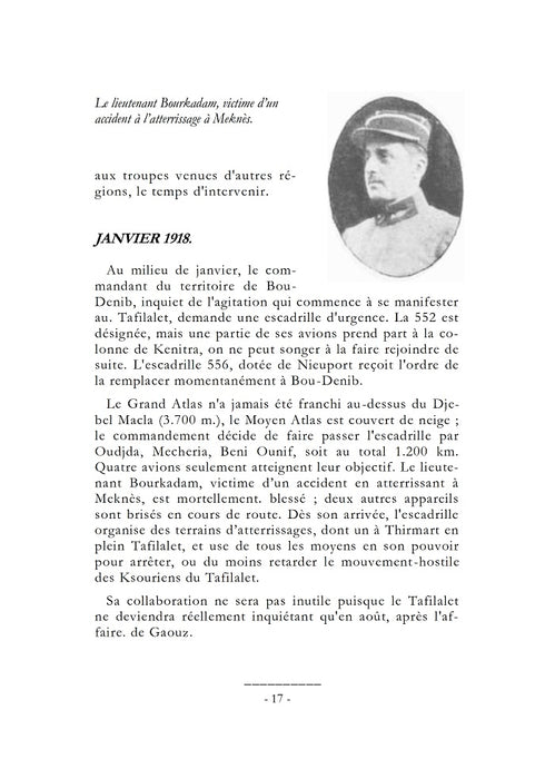 Historique de l'Aéronautique du Maroc Juin 1916 - Octobre 1919 (ebook)