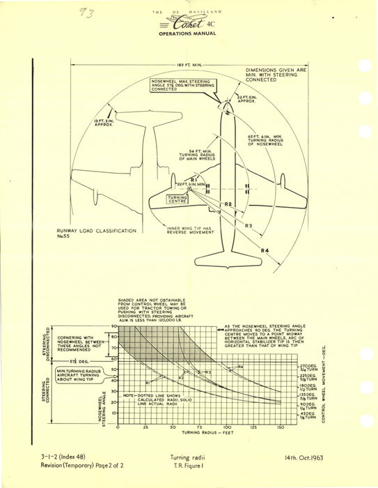 De Havilland Comet 4C flight manual (1960) (original printed)