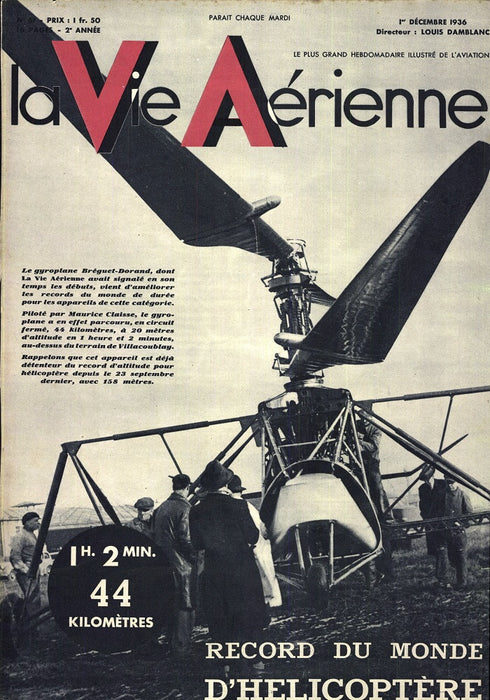 La Vie Aérienne Illustrée #61 1936 12 01