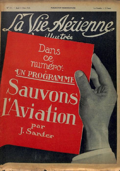 La Vie Aérienne illustrée #173 4 Mars 1920