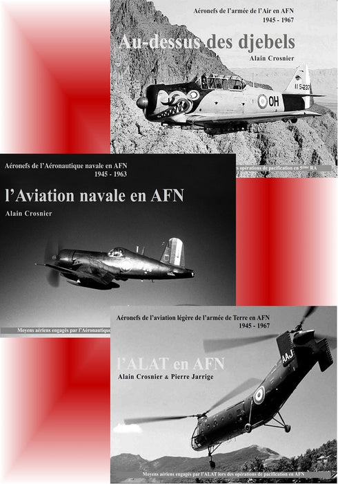 Trilogie "Aviation militaire française en Afrique du Nord" (édition imprimée)