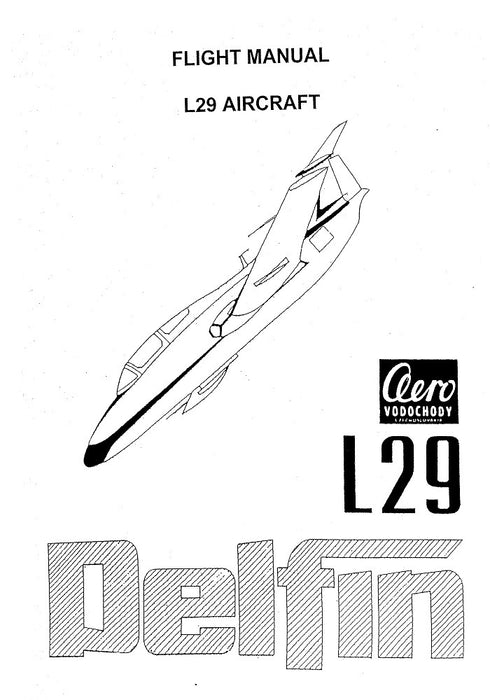 Aero Vodochody L-29 Delfin Manual do Vôo (1971)