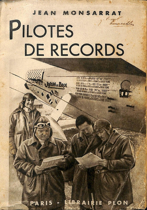 Montsarrat, Jean - Pilotes de records (1939)