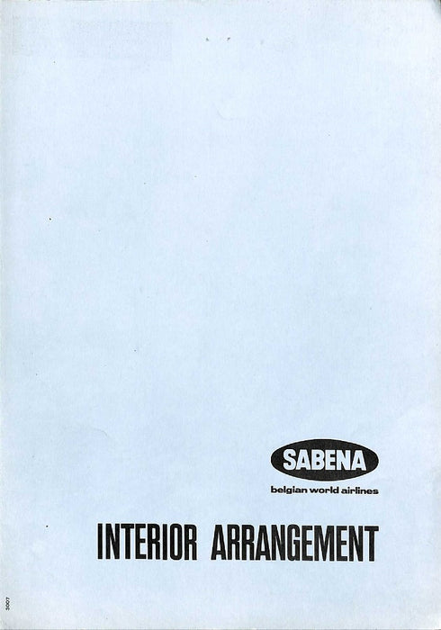 SABENA Aircraft Interior Arrangement