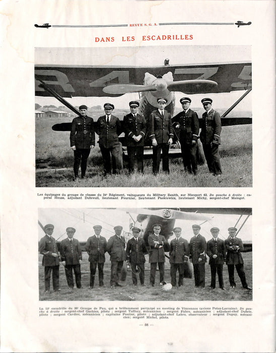 Revue de la Société Générale Aéronautique 1930 08
