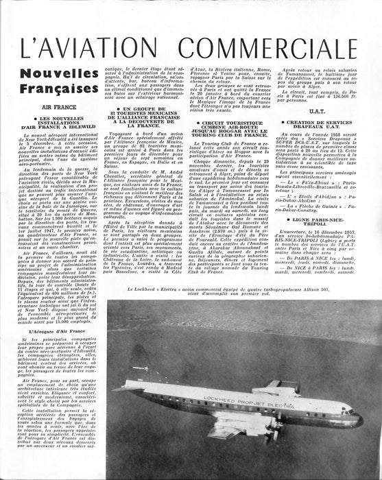L'Air #732 Février-Mars 1958 (revue bi-mensuelle)